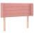 Tăblie de pat cu LED, roz, 93x16x78/88 cm, catifea GartenMobel Dekor