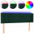 Tăblie de pat cu LED, verde închis, 147x16x78/88 cm, catifea GartenMobel Dekor