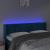 Tăblie de pat cu LED, albastru închis, 147x16x78/88 cm, catifea GartenMobel Dekor