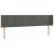 Tăblie de pat cu LED, gri închis, 163x16x78/88 cm, catifea GartenMobel Dekor
