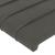 Tăblie de pat cu LED gri închis 183x16x78/88 cm catifea GartenMobel Dekor
