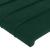 Tăblie de pat cu LED, verde închis, 183x16x78/88 cm, catifea GartenMobel Dekor