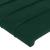 Tăblie de pat cu LED, verde închis, 203x16x78/88 cm, catifea GartenMobel Dekor
