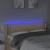 Tăblie de pat cu LED, crem, 147x16x78/88 cm, textil GartenMobel Dekor