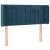 Tăblie de pat cu LED, albastru închis, 93x16x78/88 cm, catifea GartenMobel Dekor