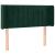 Tăblie de pat cu LED, verde închis, 103x16x78/88 cm, catifea GartenMobel Dekor