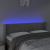 Tăblie de pat cu LED, gri deschis, 147x16x78/88 cm, catifea GartenMobel Dekor