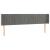 Tăblie de pat cu LED, gri deschis, 163x16x78/88 cm, catifea GartenMobel Dekor