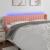 Tăblie de pat cu LED, roz, 183x16x78/88 cm, catifea GartenMobel Dekor