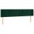 Tăblie de pat cu LED, verde închis, 203x16x78/88 cm, catifea GartenMobel Dekor