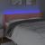Tăblie de pat cu LED, roz, 203x16x78/88 cm, catifea GartenMobel Dekor