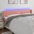 Tăblie de pat cu LED, roz, 203x16x78/88 cm, catifea GartenMobel Dekor