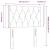 Tăblie de pat cu LED, gri deschis, 83x16x78/88 cm, catifea GartenMobel Dekor