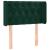 Tăblie de pat cu LED, verde închis, 83x16x78/88 cm, catifea GartenMobel Dekor