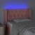 Tăblie de pat cu LED, roz, 83x16x78/88 cm, catifea GartenMobel Dekor