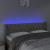 Tăblie de pat cu LED, gri deschis, 147x16x78/88 cm, catifea GartenMobel Dekor