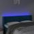 Tăblie de pat cu LED, albastru închis, 147x16x78/88 cm, catifea GartenMobel Dekor