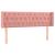 Tăblie de pat cu LED, roz, 147x16x78/88 cm, catifea GartenMobel Dekor