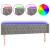 Tăblie de pat cu LED, gri deschis, 183x16x78/88 cm, catifea GartenMobel Dekor