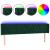 Tăblie de pat cu LED, verde închis, 183x16x78/88 cm, catifea GartenMobel Dekor