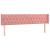 Tăblie de pat cu LED, roz, 183x16x78/88 cm, catifea GartenMobel Dekor