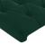 Tăblie de pat cu LED, verde închis, 203x16x78/88 cm, catifea GartenMobel Dekor