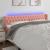 Tăblie de pat cu LED, roz, 203x16x78/88 cm, catifea GartenMobel Dekor