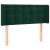 Tăblie de pat cu LED, verde închis, 83x16x78/88 cm, catifea GartenMobel Dekor