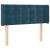 Tăblie de pat cu LED, albastru închis, 83x16x78/88 cm, catifea GartenMobel Dekor