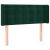 Tăblie de pat cu LED, verde închis, 93x16x78/88 cm, catifea GartenMobel Dekor