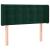 Tăblie de pat cu LED, verde închis, 103x16x78/88 cm, catifea GartenMobel Dekor