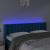 Tăblie de pat cu LED, albastru închis, 147x16x78/88 cm, catifea GartenMobel Dekor