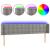 Tăblie de pat cu LED, gri deschis, 183x16x78/88 cm, catifea GartenMobel Dekor