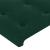 Tăblie de pat cu LED, verde închis, 183x16x78/88 cm, catifea GartenMobel Dekor
