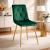 Scaun bucatarie/living, Artool, Libra, catifea verde, picioare metal auriu, 45x54x86.5 cm GartenVIP DiyLine