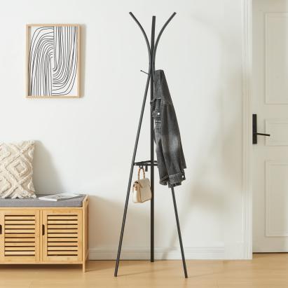 Cuier pom Vevelstad din otel negru, 181x52,5x52,5 cm