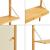 Wandregal Tingvoll 176x147x34 cm Bambus [en.casa]