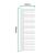 Calorifer portprosop baie Kviteseid 146x45 cm, alb, 558 W