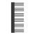 Calorifer portprosop baie Kviteseid 120x50 cm, negru, 470 W
