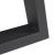 Set 2 picioare masă Greiling 40x40 cm din oțel negru pentru mobilier DIY