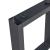 Tischgestell 2er Set Lülsfeld 40x43cm Schwarz [en.casa]