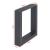 Set 2 picioare pentru masă din oțel Makers 43x40 cm negre