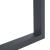 Tischgestell 2er Set Makers Stahl 72x80 cm Schwarz [en.casa]