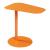 Beistelltisch Nastätten 50x50x38 cm Orange [en.casa]