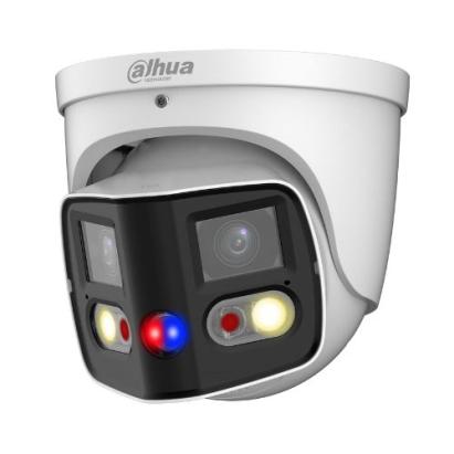 Camera IP ePTZ Dahua 2 x 4 MP, WizSense TiOC, IR 25m, lumina alba 20m, alarma, microfon, difuzor, PoE - IPC-PDW3849-A180-E2-AS-PV-0280B SafetyGuard Surveillance