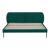Pat tapițat Porvoo din catifea 160x200 cm, verde închis, cu somieră