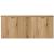 Dulap dublu suspendat pentru lavoar Skelbolu 140 cm, stejar