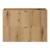 Lavoar suspendat Skelbolu 80 cm cu 2 sertare, aspect stejar