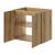 Dulap baie suspendat dublu Skelbolu 120 cm, finisaj stejar