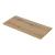 Dulap baie suspendat Skelbolu 100 cm cu blat, aspect stejar